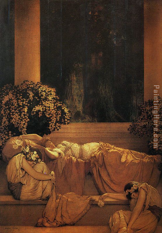 Maxfield Parrish Sleeping Beauty